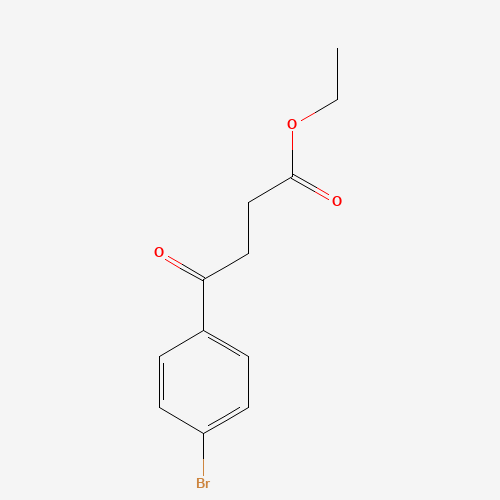 ethyl 4-(4-bromophenyl)-4-oxobutanoate chemical structure ethyl 4-(4-bromophenyl)-4-oxobutanoate (CAS: 30913-87-2) - Chemical Structure and Molecular Formula