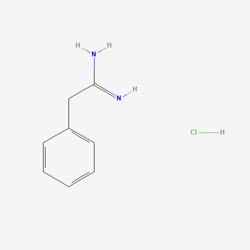 2-phenylethanimidamide hydrochloride (CAS: 2498-46-6) - Chemical Structure and Molecular Formula 