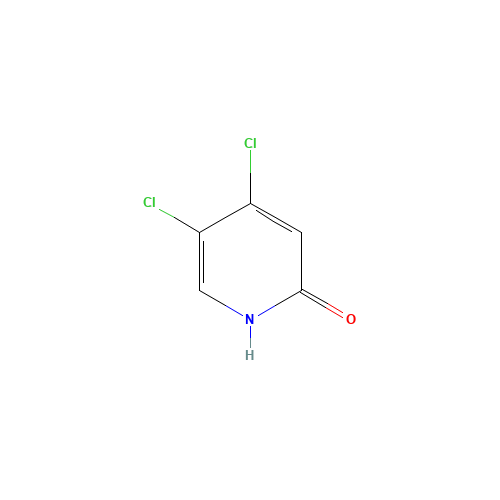 4,5-dichloro-1H-pyridin-2-one (CAS: 856965-66-7) - Chemical Structure and Molecular Formula 