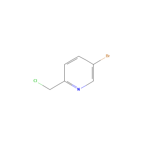 5-bromo-2-(chloromethyl)pyridine (CAS: 168823-76-5) - Chemical Structure and Molecular Formula 