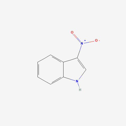 3-nitro-1H-indole (CAS: 4770-03-0) - Chemical Structure and Molecular Formula 