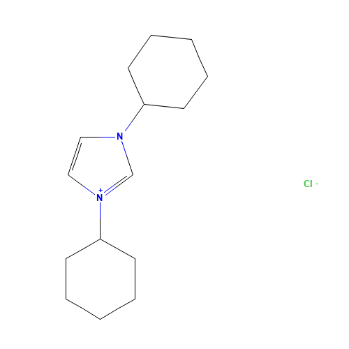 1,3-dicyclohexylimidazol-1-ium chloride (CAS: 181422-72-0) - Related Chemical Product