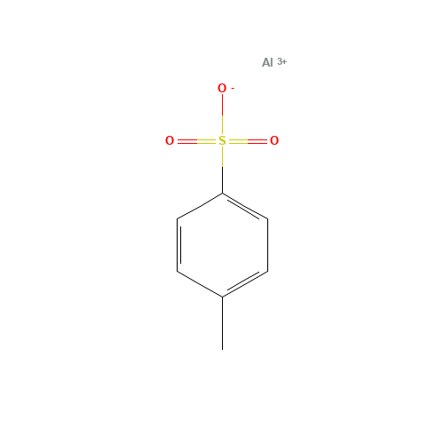 aluminum;4-methylbenzenesulfonate (CAS: 14472-28-7) - Chemical Structure and Molecular Formula 