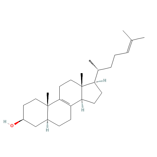 (3S,5S,10S,13R,14R,17R)-10,13-dimethyl-17-[(2R)-6-methylhept-5-en-2-yl]-2,3,4,5,6,7,11,12,14,15,16,17-dodecahydro-1H-cyclopenta[a]phenanthren-3-ol (CAS: 128-33-6) - Related Chemical Product