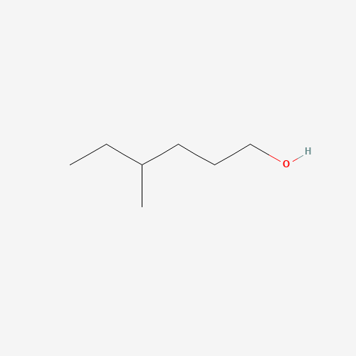 4-METHYL-1-HEXANOL (CAS: 818-49-5) - Chemical Structure and Molecular Formula 