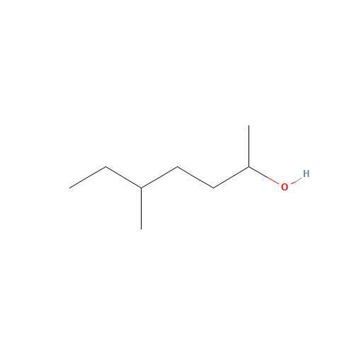 5-METHYL-2-HEPTANOL (CAS: 54630-50-1) - Chemical Structure and Molecular Formula 