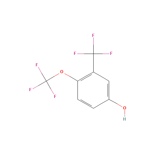 Phenol, 4-(trifluoromethoxy)-3-(trifluoromethyl)- (CAS: 120355-08-0) - Related Chemical Product