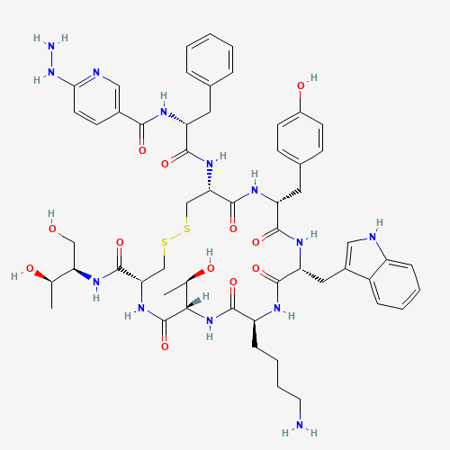 HYNIC-TOC trifluoroacetate (CAS: 257943-19-4) - Chemical Structure and Molecular Formula 