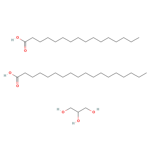 hexadecanoic acid;octadecanoic acid;propane-1,2,3-triol (CAS: 8067-32-1) - Related Chemical Product