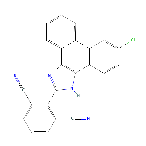 2-(6-chloro-3H-phenanthro[9,10-d]imidazol-2-yl)benzene-1,3-dicarbonitrile (CAS: 892549-43-8) - Related Chemical Product