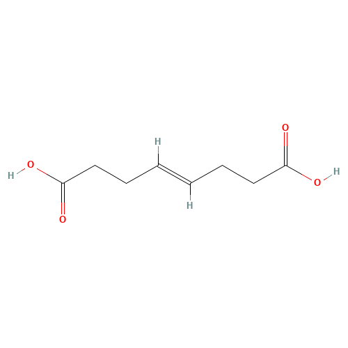 (E)-oct-4-enedioic acid (CAS: 48059-97-8) - Chemical Structure and Molecular Formula 