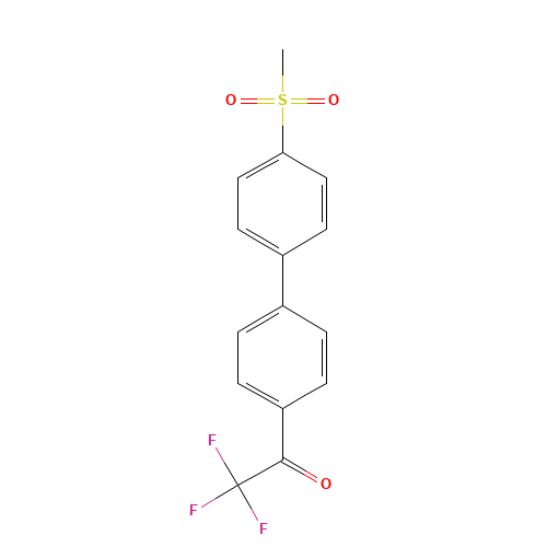 2,2,2-trifluoro-1-[4-(4-methylsulfonylphenyl)phenyl]ethanone (CAS: 893407-18-6) - Related Chemical Product