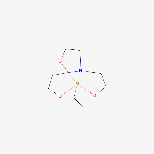 5-ethyl-4,6,11-trioxa-1-aza-5-silabicyclo[3.3.3]undecane (CAS: 2097-16-7) - Chemical Structure and Molecular Formula 