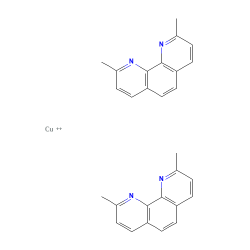 copper;2,9-dimethyl-1,10-phenanthroline (CAS: 14875-91-3) - Chemical Structure and Molecular Formula 