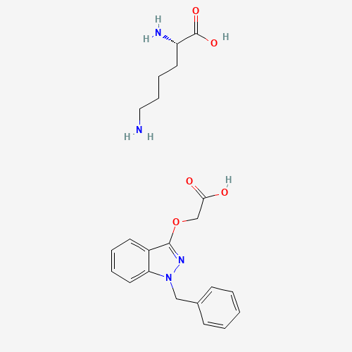2-(1-benzylindazol-3-yl)oxyacetic acid;(2S)-2,6-diaminohexanoic acid (CAS: 81919-14-4) - Related Chemical Product