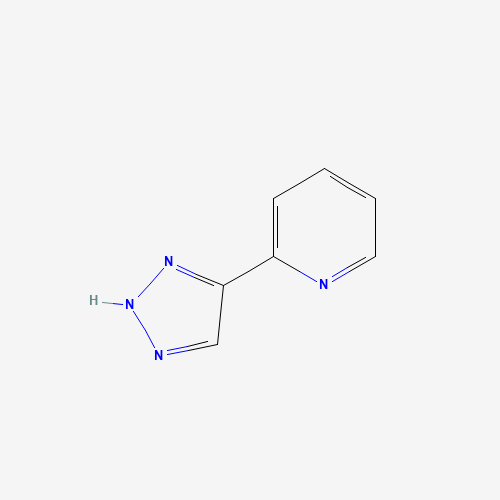 2-(1H-1,2,3-TRIAZOL-4-YL)PYRIDINE AND 2-(2H-1,2,3-TRIAZOL-4-YL)PYRIDINE (CAS: 88169-21-5) - Chemical Structure and Molecular Formula 