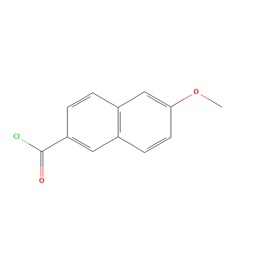 6-methoxynaphthalene-2-carbonyl chloride (CAS: 58601-32-4) - Chemical Structure and Molecular Formula 