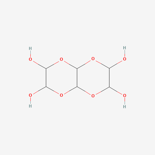 2,3,4a,6,7,8a-hexahydro-[1,4]dioxino[2,3-b][1,4]dioxine-2,3,6,7-tetrol (CAS: 4405-13-4) - Chemical Structure and Molecular Formula 