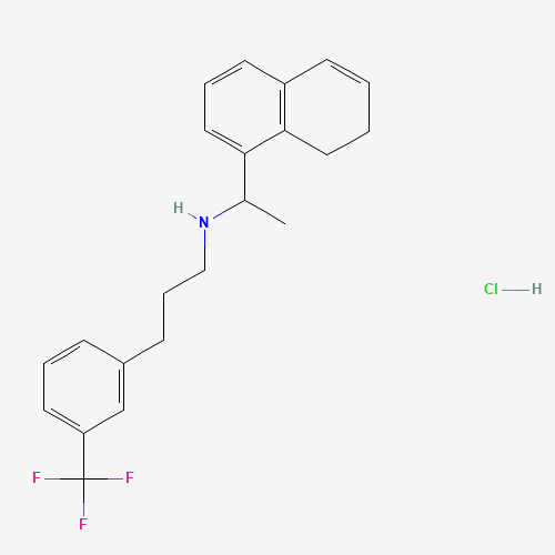 1-Naphthalenemethanamine, 7,8-dihydro-α-methyl-N-[3-[3- (trifluoromethyl)phenyl]propyl]-, hydrochloride (1:1) (CAS: 1622173-72-1) - Related Chemical Product
