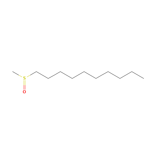 1-methylsulfinyldecane (CAS: 3079-28-5) - Chemical Structure and Molecular Formula 