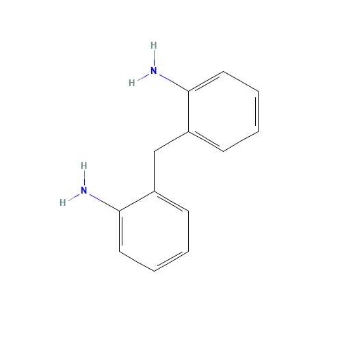 2-[(2-aminophenyl)methyl]aniline (CAS: 6582-52-1) - Chemical Structure and Molecular Formula 