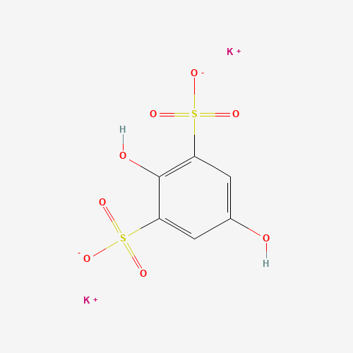 dipotassium;2,5-dihydroxybenzene-1,3-disulfonate (CAS: 51579-80-7) - Chemical Structure and Molecular Formula 