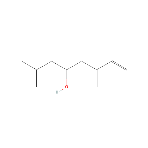 2-methyl-6-methylideneoct-7-en-4-ol (CAS: 14314-21-7) - Chemical Structure and Molecular Formula 