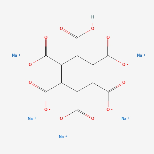 pentasodium;6-carboxycyclohexane-1,2,3,4,5-pentacarboxylate (CAS: 50329-18-5) - Chemical Structure and Molecular Formula 