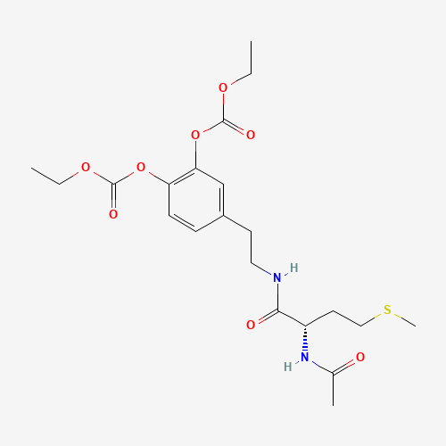 [4-[2-[[(2S)-2-acetamido-4-methylsulfanylbutanoyl]amino]ethyl]-2-ethoxycarbonyloxyphenyl] ethyl carbonate (CAS: 74639-40-0) - Related Chemical Product