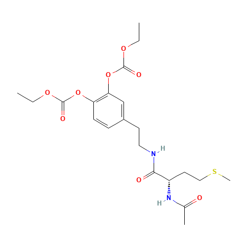 [4-[2-[[(2S)-2-acetamido-4-methylsulfanylbutanoyl]amino]ethyl]-2-ethoxycarbonyloxyphenyl] ethyl carbonate (CAS: 74639-40-0) - Related Chemical Product