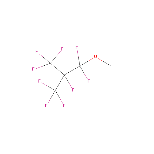 1,1,1,2,2,3,3,4,4-nonafluoro-4-methoxybutane (CAS: 163702-08-7) - Chemical Structure and Molecular Formula 