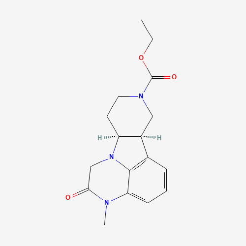 phenyl N-[(E)-(5-nitrofuran-2-yl)methylideneamino]carbamate (CAS: 313369-25-4) - Chemical Structure and Molecular Formula 