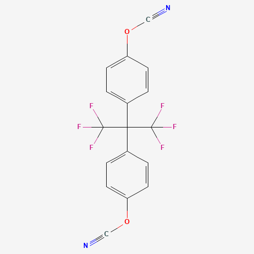 [4-[2-(4-cyanatophenyl)-1,1,1,3,3,3-hexafluoropropan-2-yl]phenyl] cyanate (CAS: 32728-27-1) - Related Chemical Product