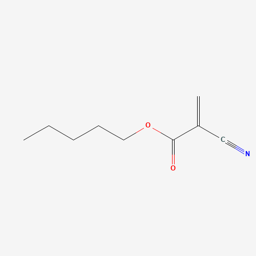 pentyl 2-cyanoprop-2-enoate (CAS: 6701-15-1) - Chemical Structure and Molecular Formula 