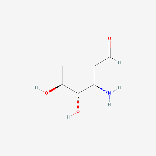 (3S,4S,5S)-3-amino-4,5-dihydroxyhexanal (CAS: 26548-47-0) - Chemical Structure and Molecular Formula 