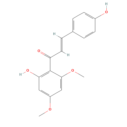 (E)-1-(2-HYDROXY-4,6-DIMETHOXY PHENYL)-3-(4-HYDROXY PHENYL)PROP-2-EN-1-ONE (CAS: 37308-75-1) - Related Chemical Product