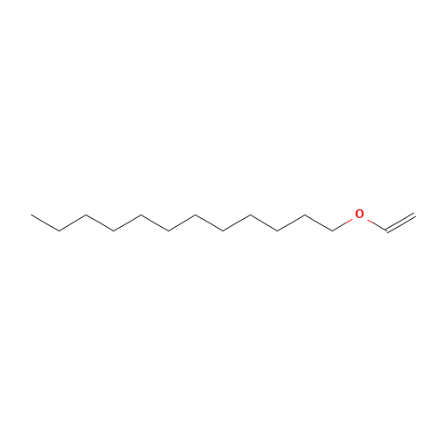 1-ethenoxydodecane (CAS: 765-14-0) - Chemical Structure and Molecular Formula 