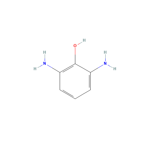2,6-diaminophenol (CAS: 22440-82-0) - Chemical Structure and Molecular Formula 