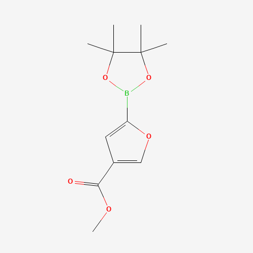 methyl 5-(4,4,5,5-tetramethyl-1,3,2-dioxaborolan-2-yl)furan-3-carboxylate (CAS: 1111096-29-7) - Related Chemical Product