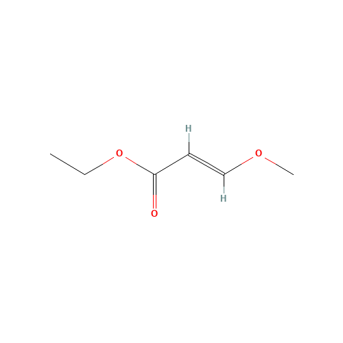 2-PROPENOIC ACID,3- METHOXY-ETHYL ESTER, (2E), (CAS: 82290-07-1) - Chemical Structure and Molecular Formula 