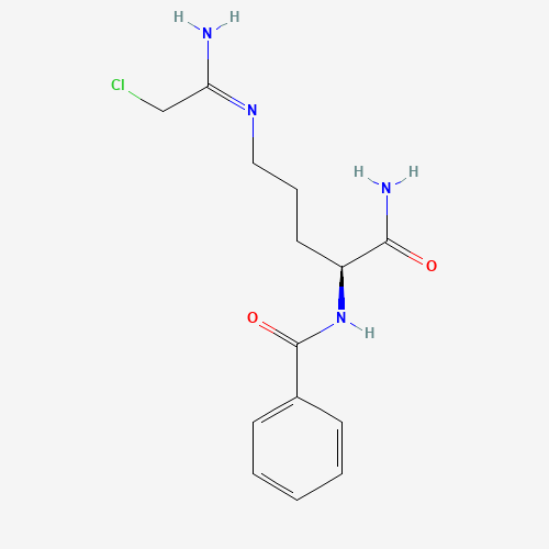 N-[(2S)-1-amino-5-[(1-amino-2-chloroethylidene)amino]-1-oxopentan-2-yl]benzamide (CAS: 913723-61-2) - Related Chemical Product