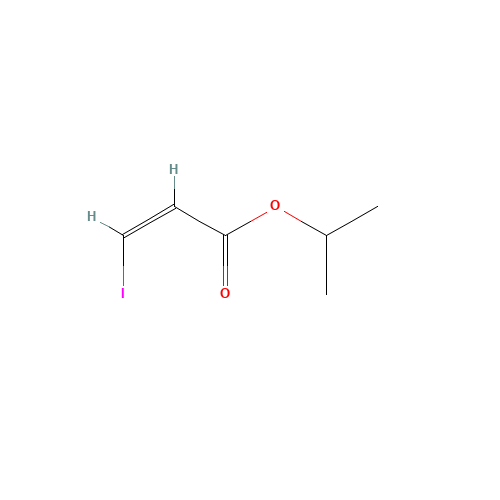 isopropyl (Z)-3-iodoacrylate (CAS: 1333154-26-9) - Chemical Structure and Molecular Formula 