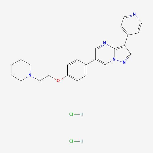 6-[4-(2-piperidin-1-ylethoxy)phenyl]-3-pyridin-4-ylpyrazolo[1,5-a]pyrimidine;dihydrochloride (CAS: 1219168-18-9) - Related Chemical Product