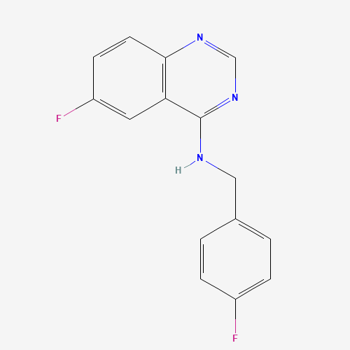 6-fluoro-N-[(4-fluorophenyl)methyl]quinazolin-4-amine (CAS: 1262888-28-7) - Related Chemical Product