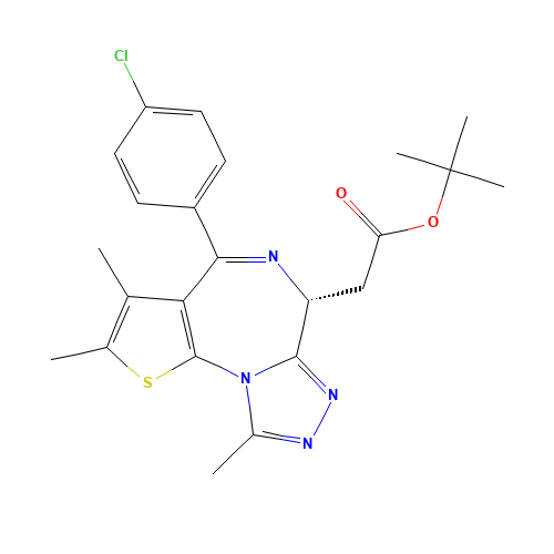 (6R)-4-(4-Chlorophenyl)-2,3,9-trimethyl-6H-thieno[3,2-f][1,2,4]triazolo[4,3-a][1,4]diazepine-6-acetic acid 1,1-dimethylethyl ester (CAS: 1268524-71-5) - Related Chemical Product