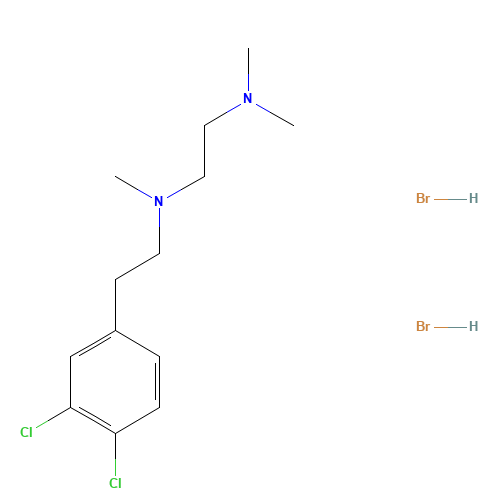 N'-[2-(3,4-dichlorophenyl)ethyl]-N,N,N'-trimethylethane-1,2-diamine;dihydrobromide (CAS: 138356-21-5) - Related Chemical Product