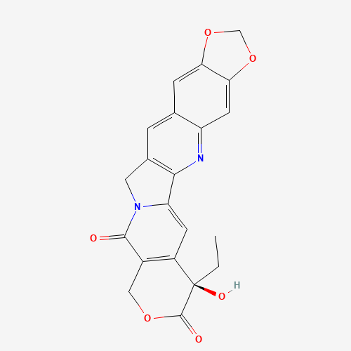 7-Ethyl-7-hydroxy-10H-[1,3]dioxolo[4,5-g]pyrano[3',4':6,7]indolizino[1,2-b]quinoline-8,11(7H,13H)-dione (CAS: 151636-76-9) - Related Chemical Product