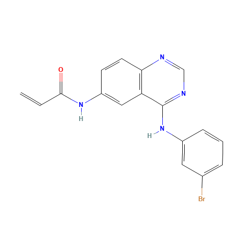 N-[4-(3-bromoanilino)quinazolin-6-yl]prop-2-enamide (CAS: 194423-15-9) - Related Chemical Product