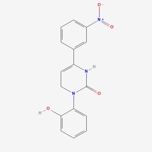3-(2-hydroxyphenyl)-6-(3-nitrophenyl)-1,4-dihydropyrimidin-2-one (CAS: 36945-98-9) - Related Chemical Product