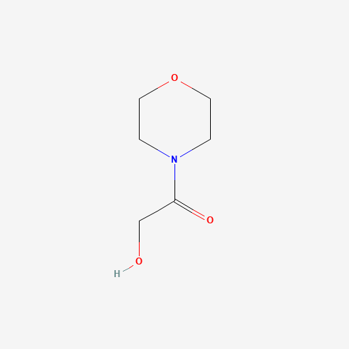 2-hydroxy-1-morpholin-4-ylethanone (CAS: 51068-78-1) - Chemical Structure and Molecular Formula 